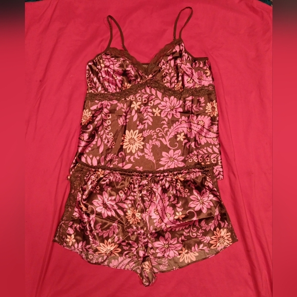 Apt.9 Intimate Floral Lace Trim Sleepwear Set Size Xl - Picture 1 of 5